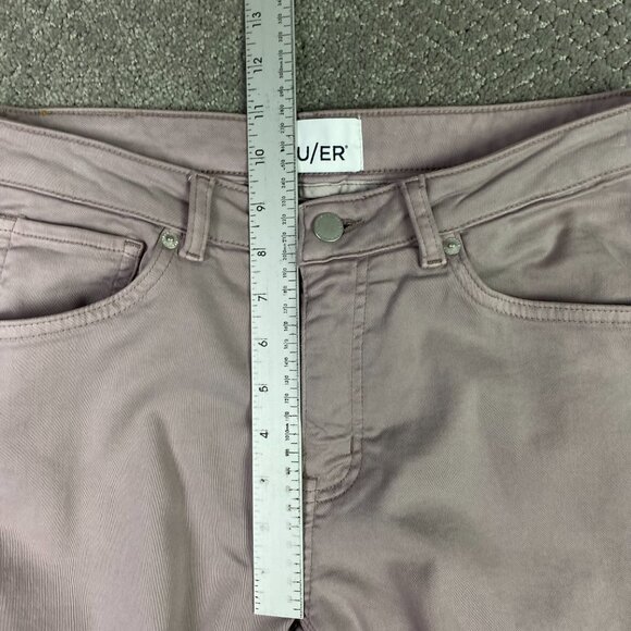 DU/ER No Sweat Slim Straight Stretch Pants Women's 29 x 32 Lilac Pink - Picture 11 of 14